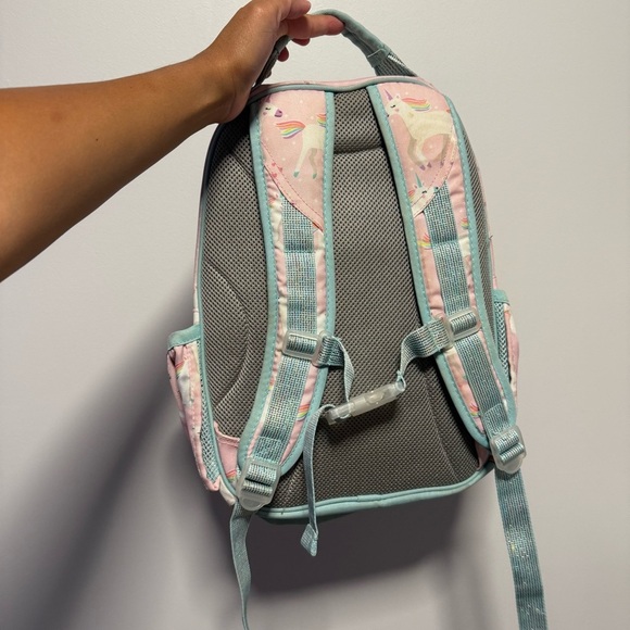 Pottery Barn Kids Unicorn Backpack - Pink and Blue - Picture 3 of 5
